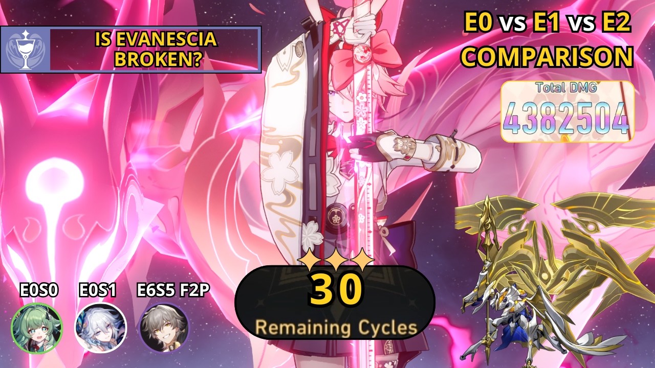 Evanescia EIDOLONS Comparison E0 vs E1 vs E2 | HSR 4.2