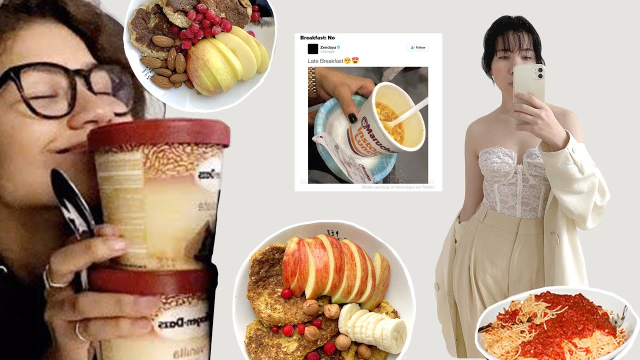 Zendaya diet 🍨🍕I tried eating like Euphoria star for 3 days & why I think her meal plan is the best?
