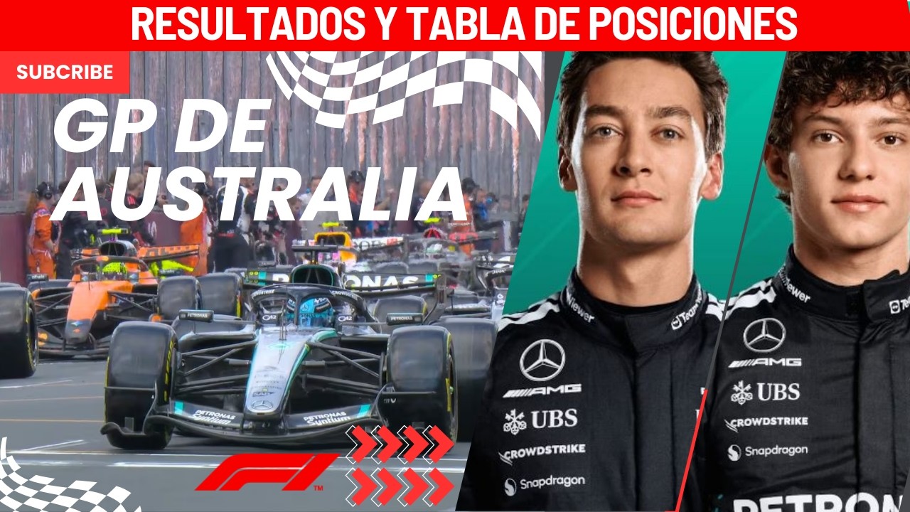 Resultados y Tabla de Posiciones del GP de Australia F1 2026⚾️07 de Marzo 2026