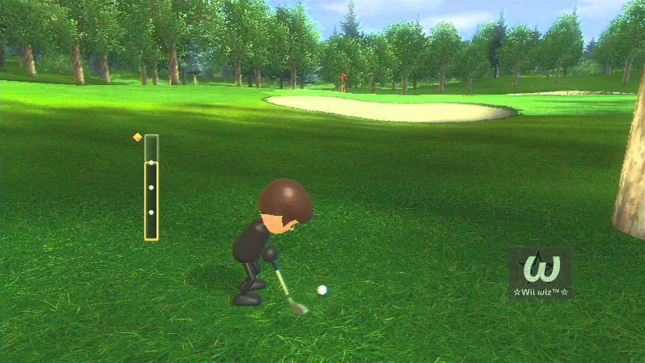 Wii Sports: Golf: Hitting the Green - My Record (57.3 ft.)