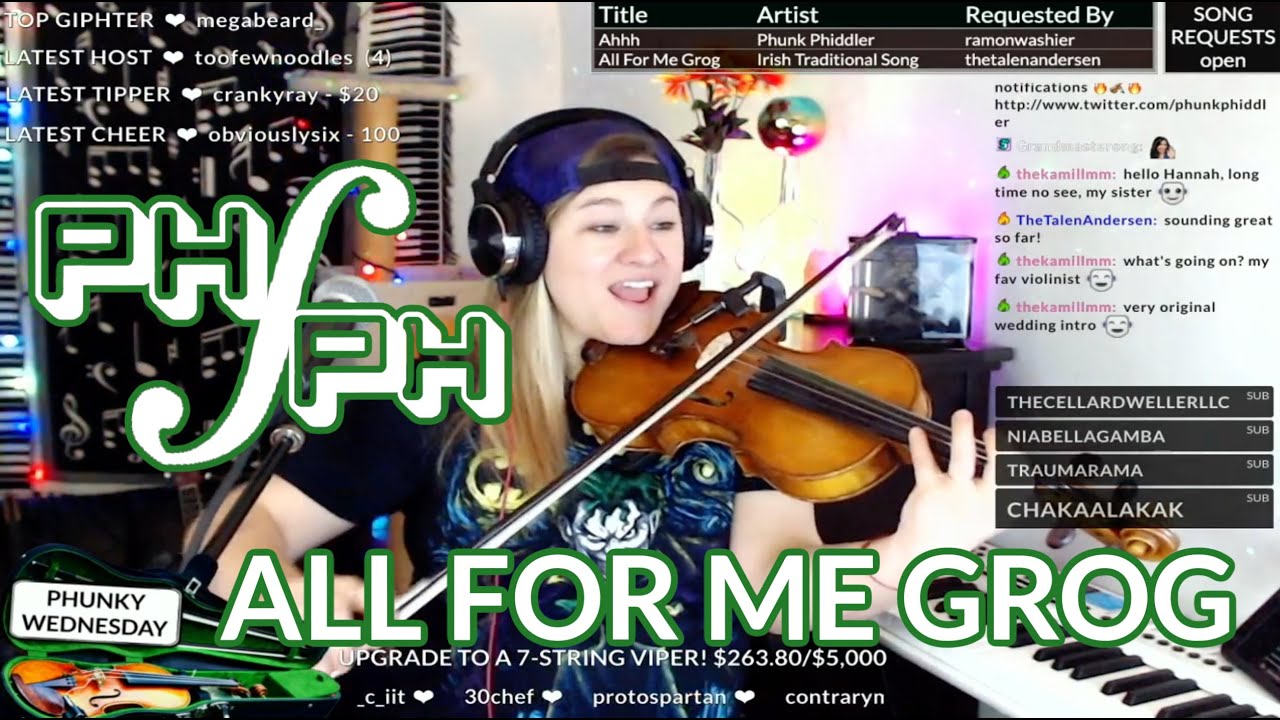 All for Me Grog - Traditional Folk Song ON THE VIOLIN