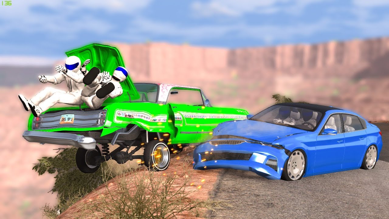 REALISTIC CLIFF DROPS #1 - BeamNG Drive | CRASHDriven