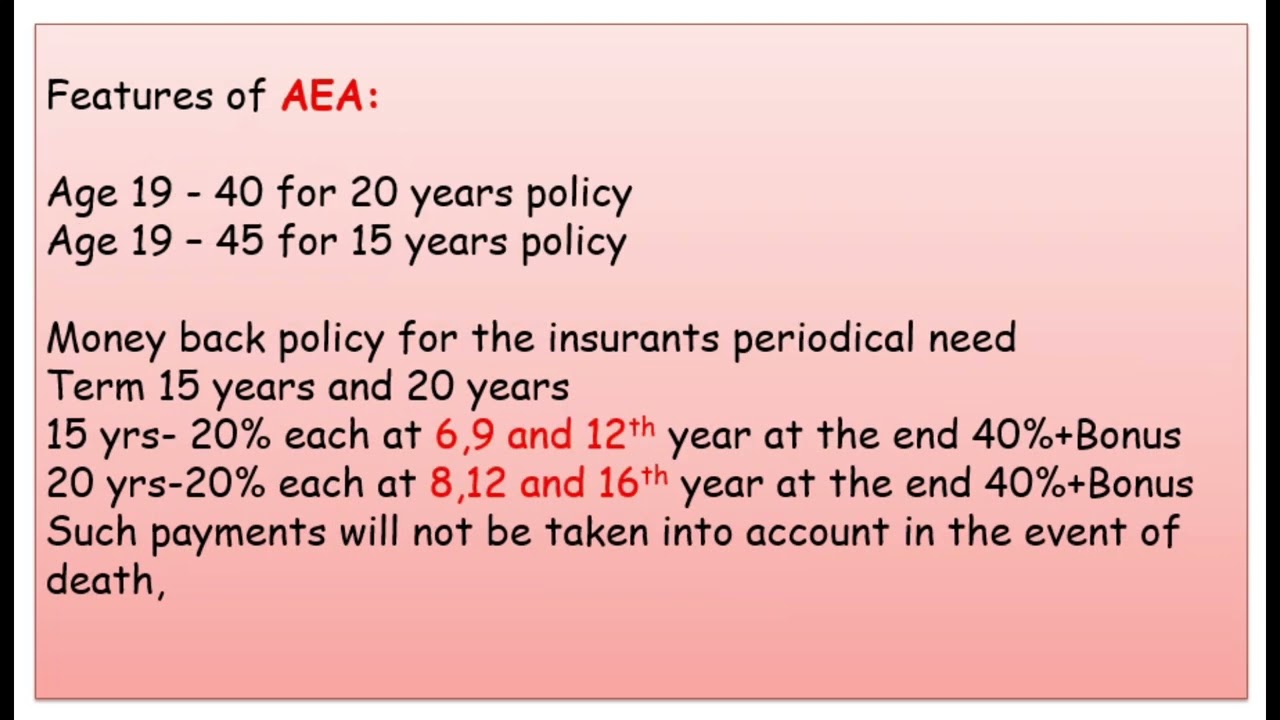 PLI Details for Postal exams