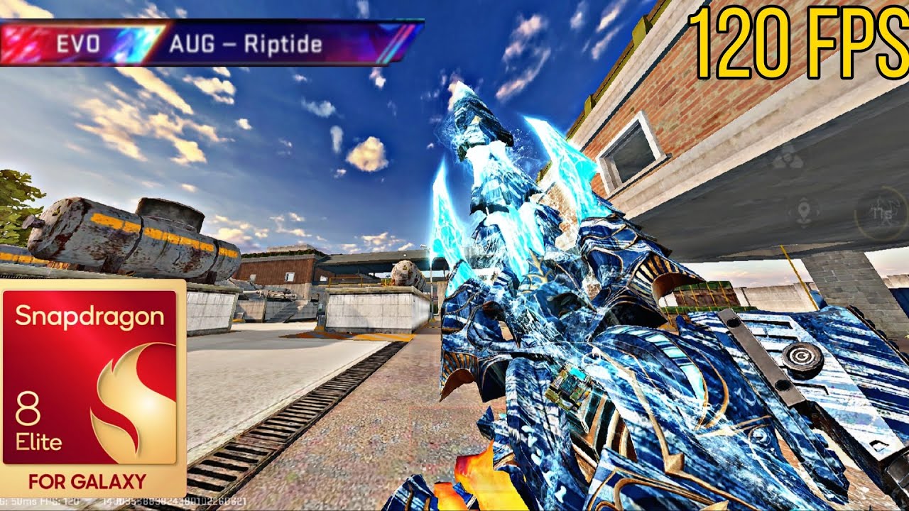 New EVO AUG in Blood Strike gameplay