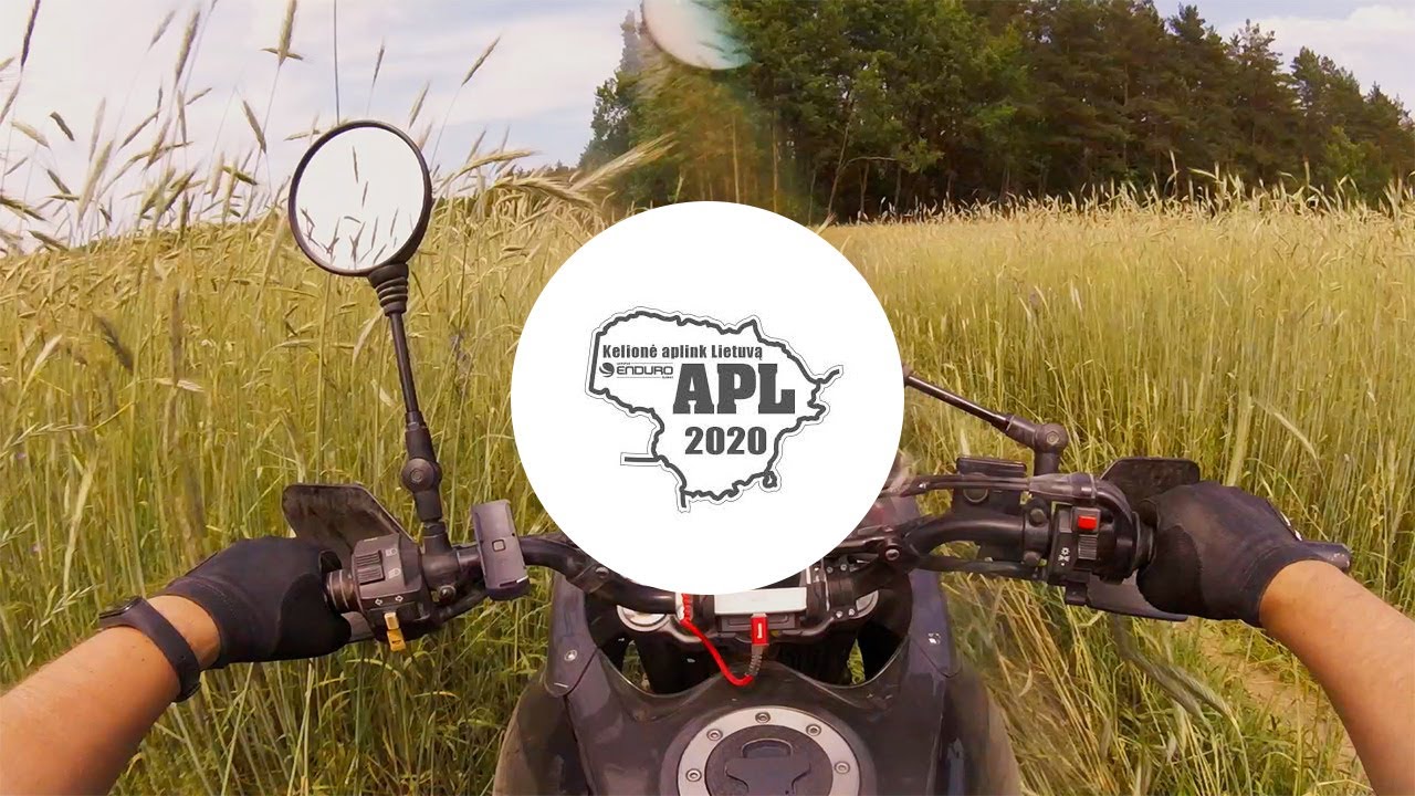 APL 2020. Aplink (pusę) Lietuvos. Suzuki XF 650 Freewind