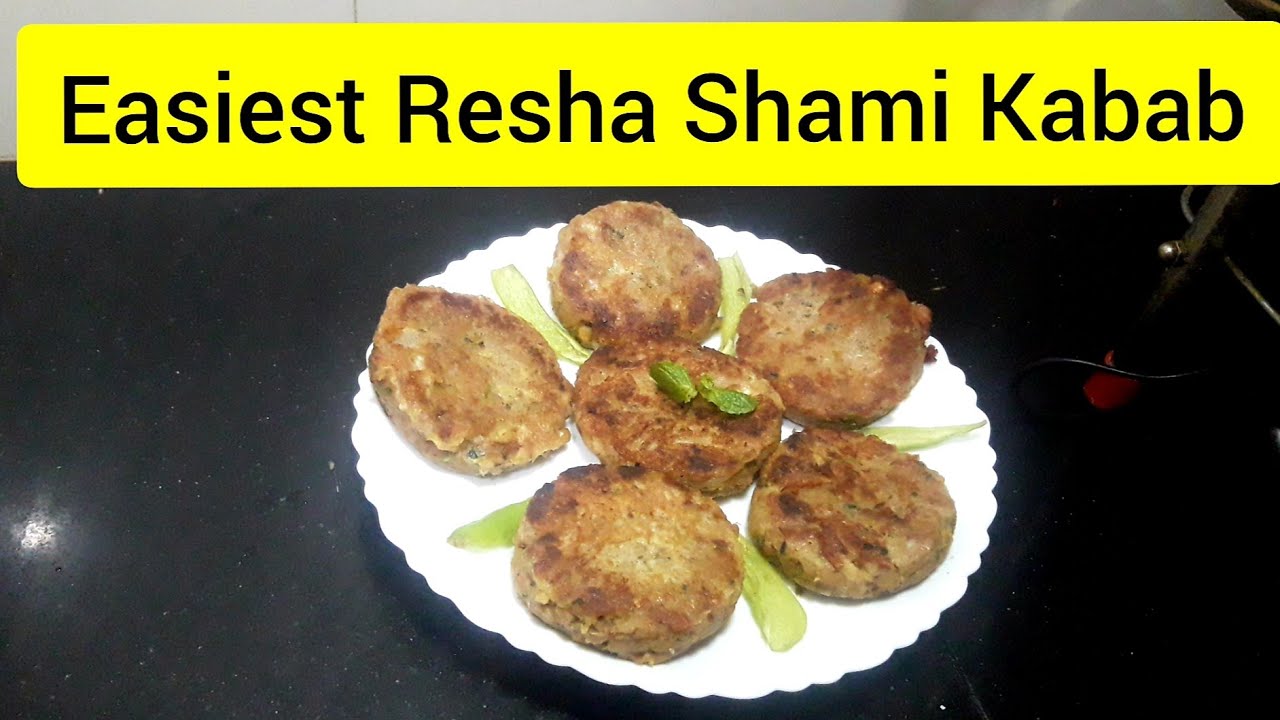 Resha Shami Kabab Recipe || Easy Resha Kabab || Hanni Homemaker