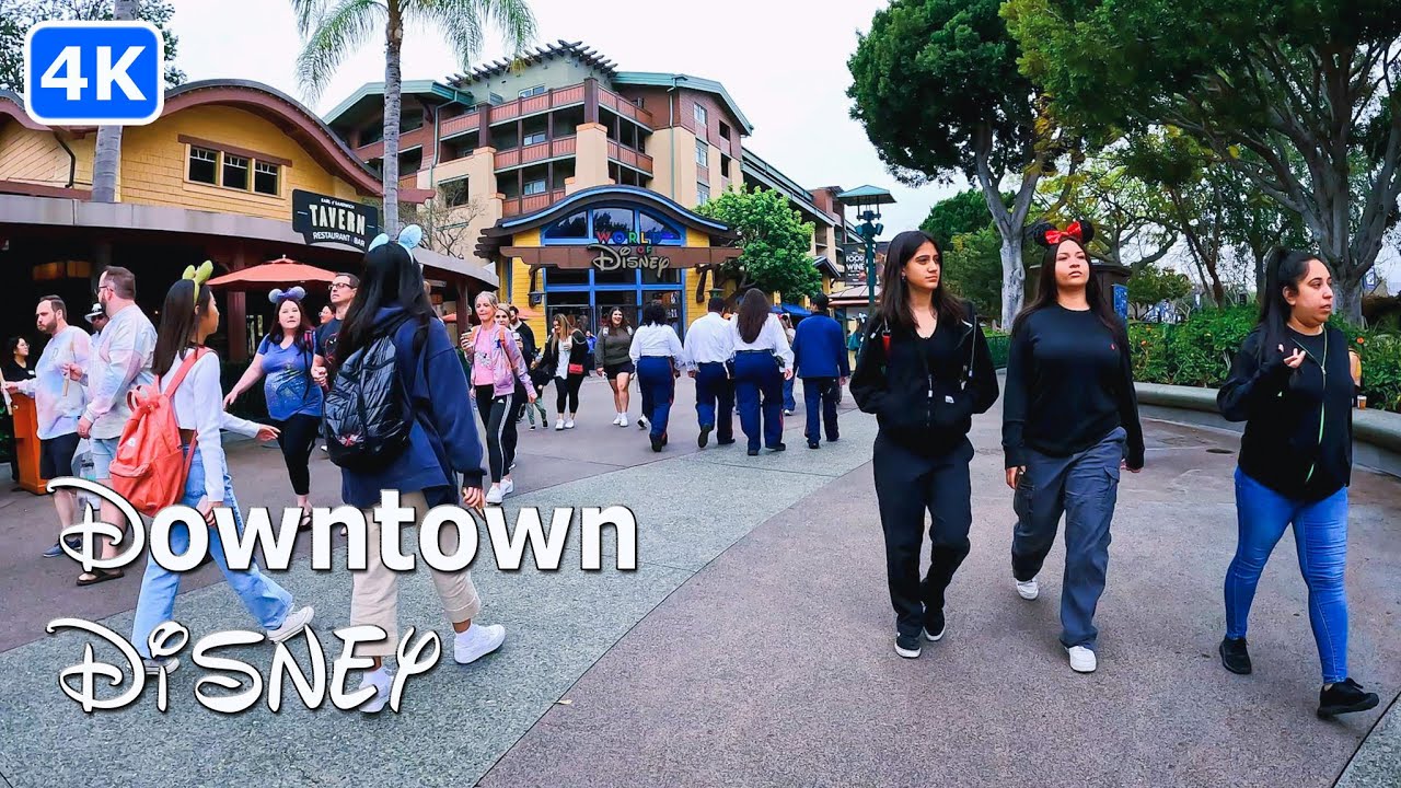 [4K] Downtown Disney Walking Tour - Anaheim, California