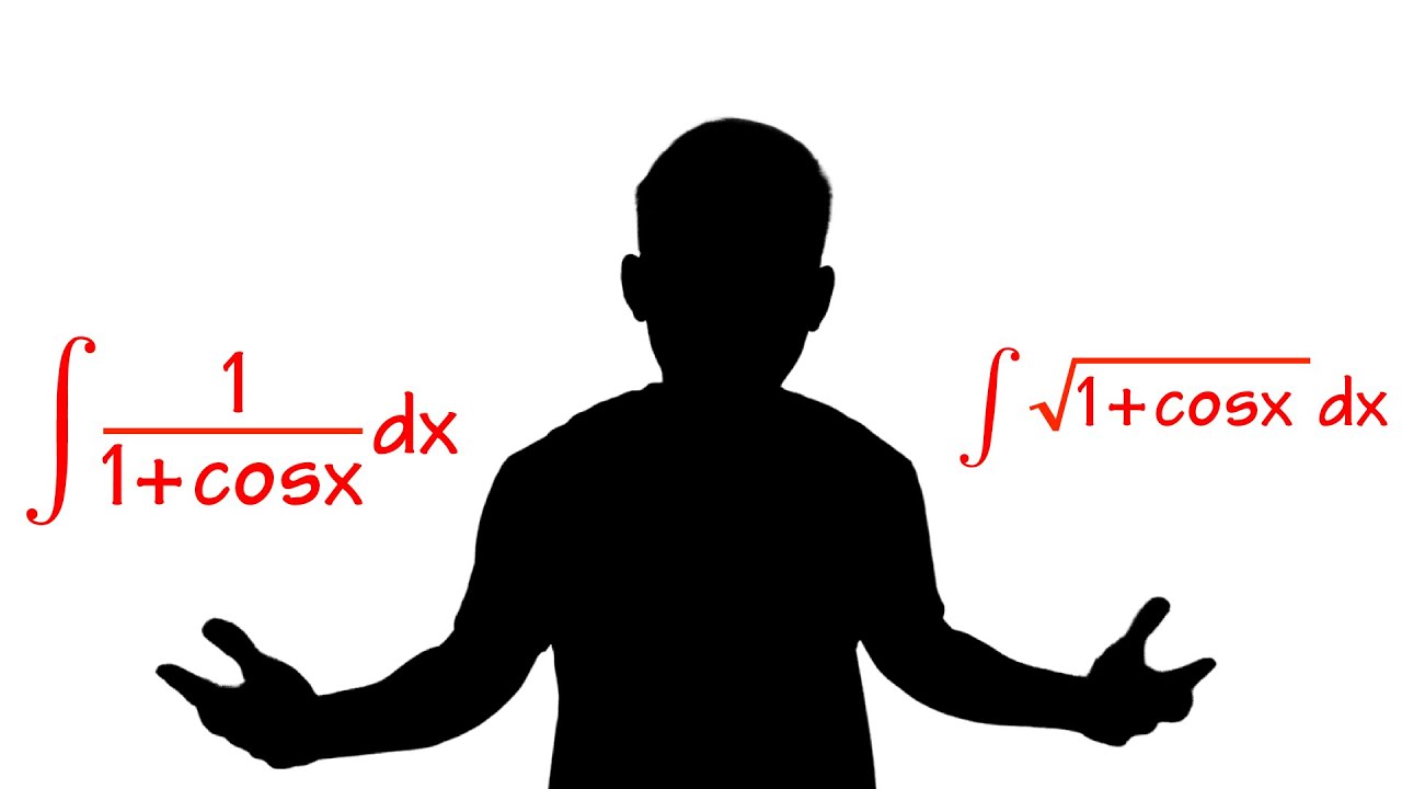 Integral of 1/(1+cos(x) vs integral of sqrt(1+cos(x))