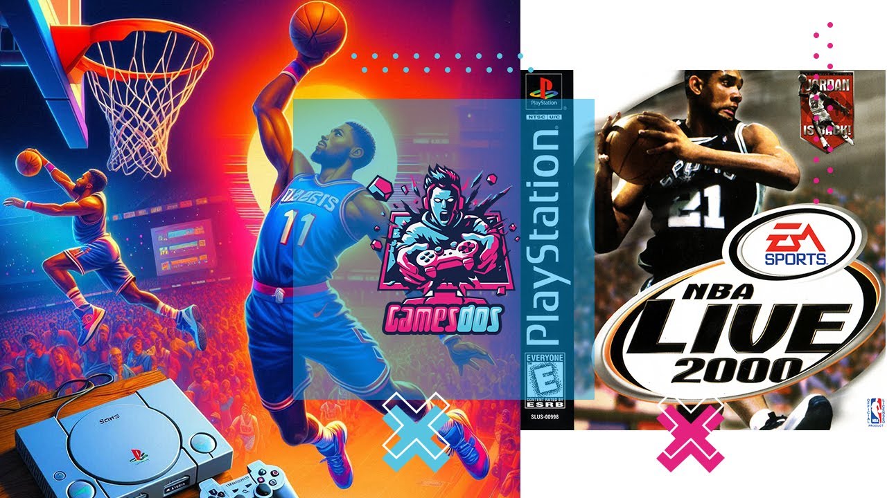 NBA Live 2000 Gameplay PS HD 1080p