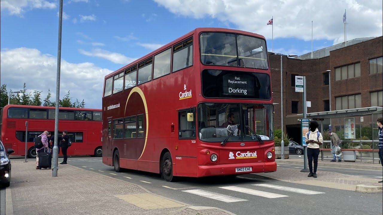 Full Kickdown | SWR Rail Replacement | Cardinal Buses ALX400 Dennis Trident  (TA324, SN03EAE)