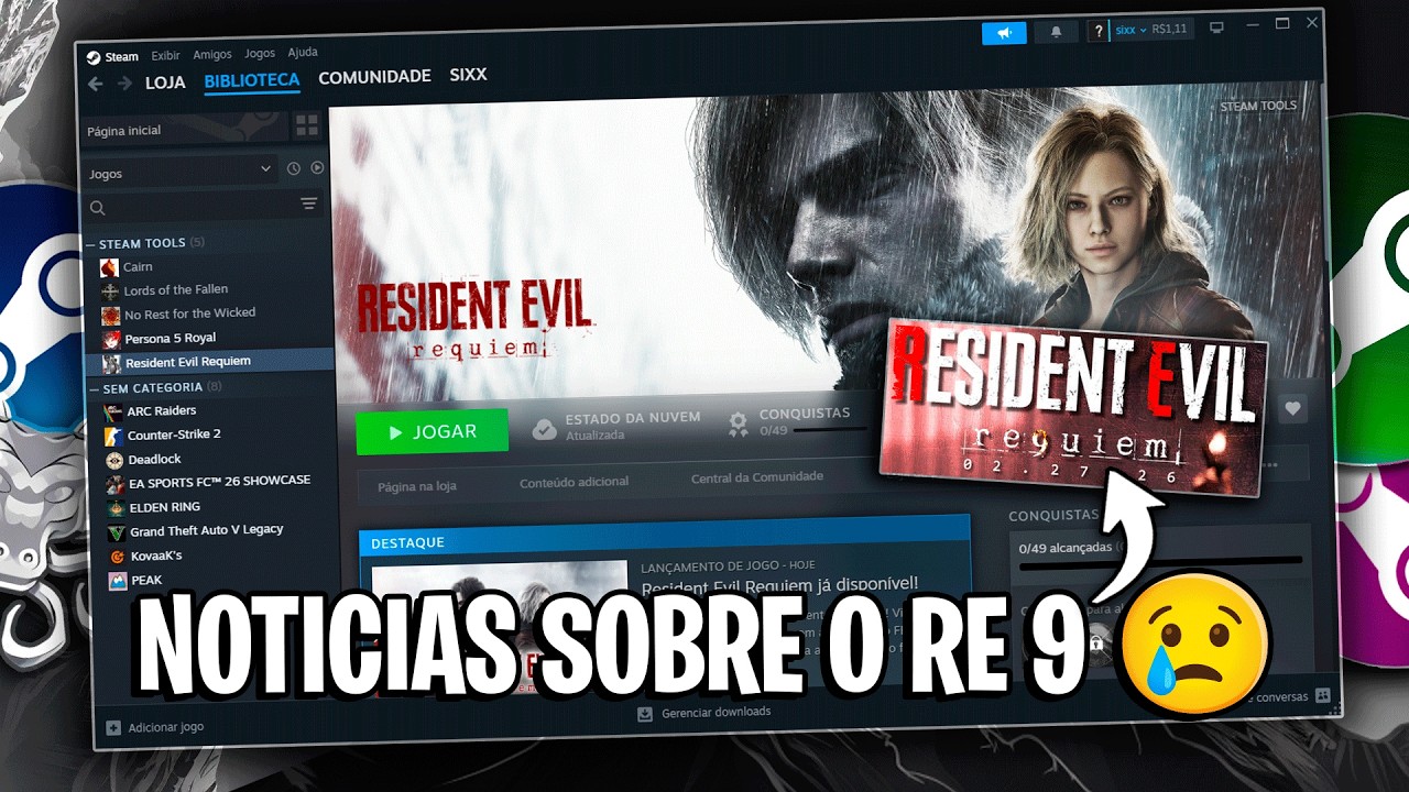 MÁS NOTICIAS SOBRE RESIDENT EVIL REQUEIM MAS TEM SOLUÇÃO !