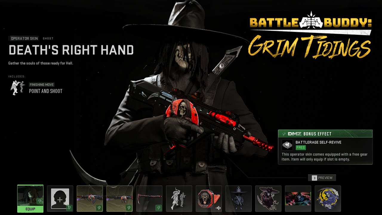 BATTLE BUDDY: GRIM TIDINGS - STORE VIEW - SEASON 6 - MW2