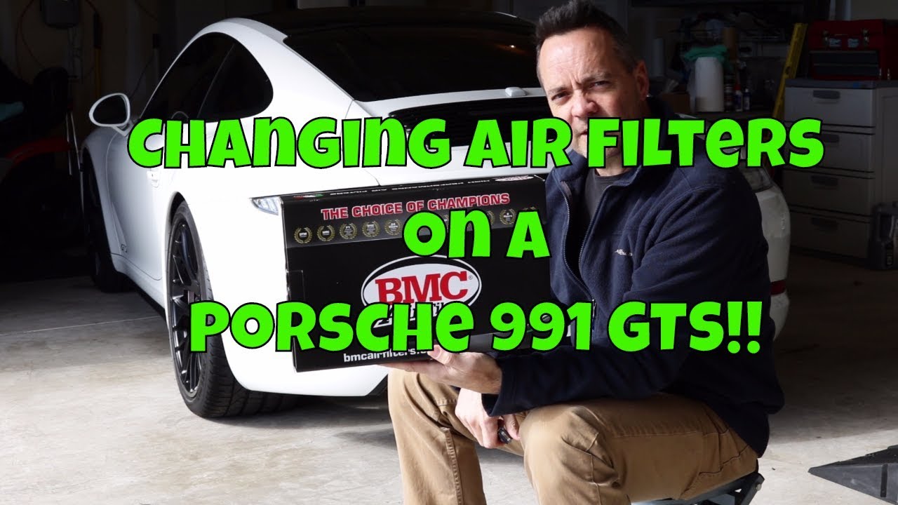 991 Porsche GTS BMC Performance Filter Install *Porsche GTS DIY*