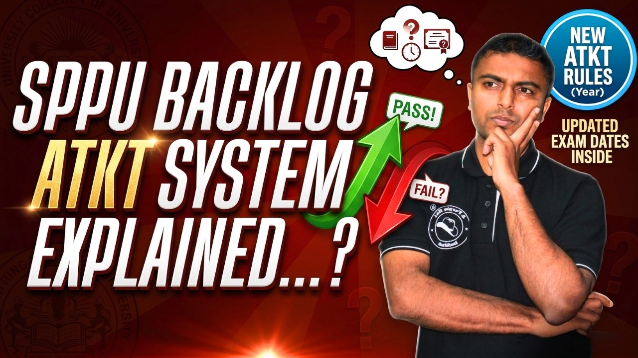 SPPU Backlog ATKT System Explained...? | All Information About ATKT | #engineeringdegree #sppu