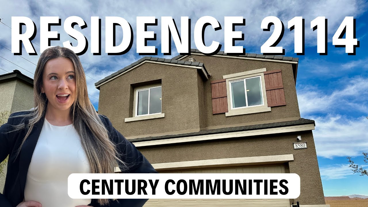 2114 SF Under $600k  | Ironwood Century Communities | SW Las Vegas New Build Home Tour | NO SIDs!