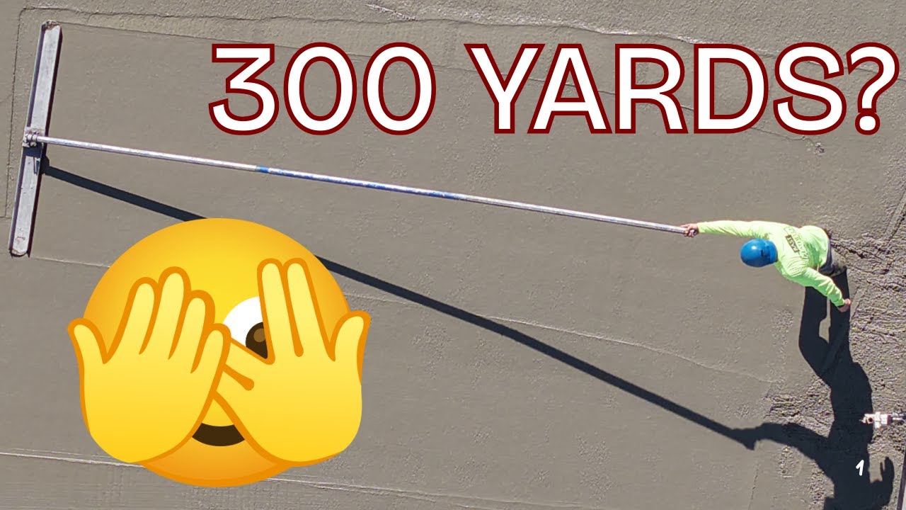 Monster Concrete Pour: 300 Yards in Mere Hours!