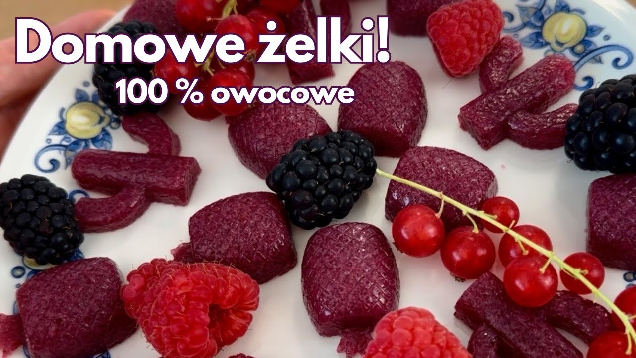 DOMOWE ŻELKI 100% OWOCOWE! Dzieci je uwielbiają. (łatwy przepis)