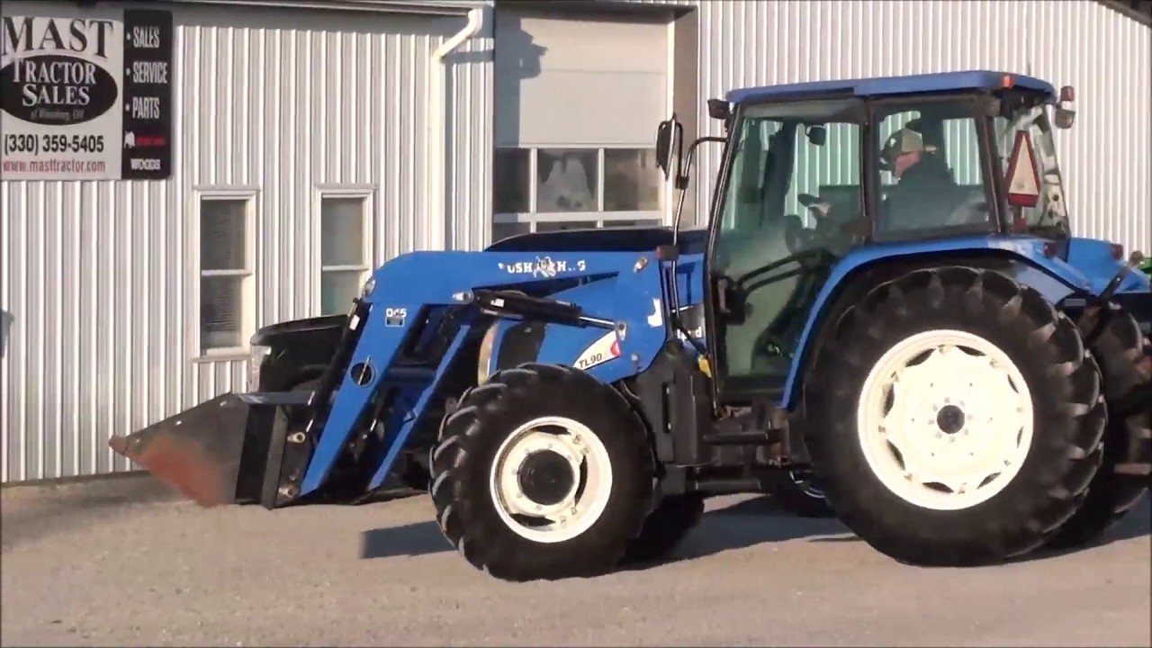 Трактор New Holland TL90A в продаже! С кабиной и погрузчиком