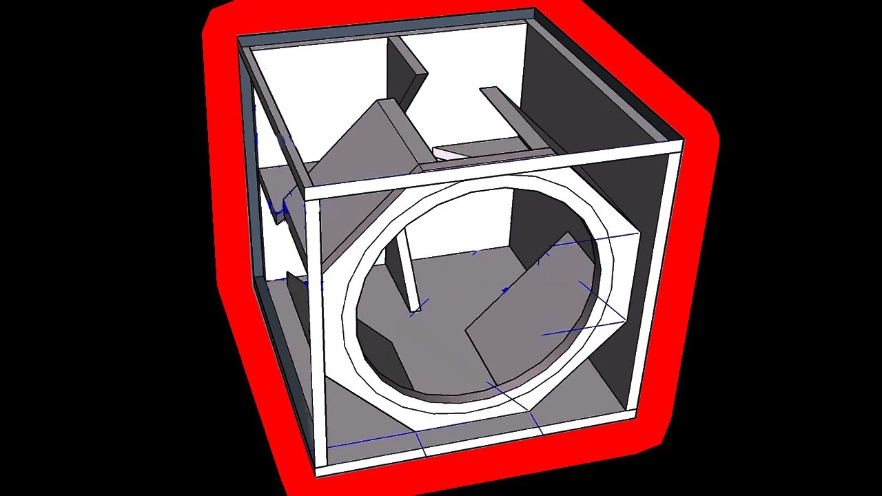 [PLAN] 15 inch Outdoor hard bass subwoofer reflex VERY loud at Open air