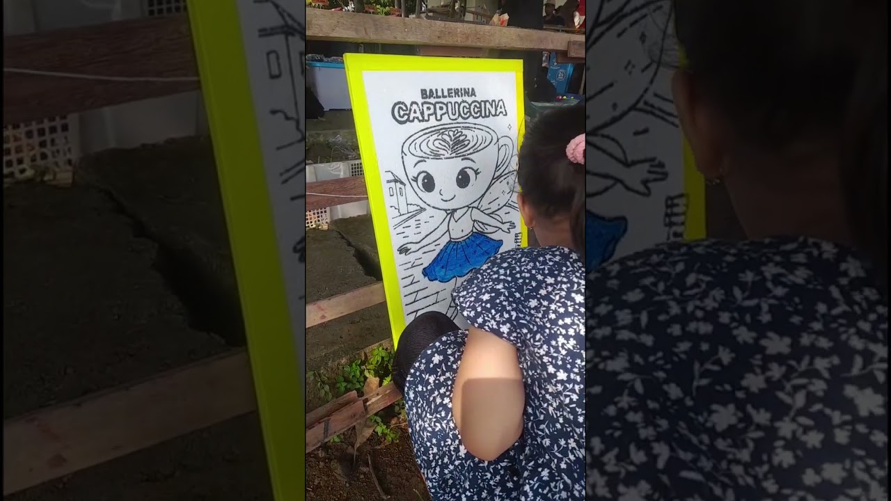 Mewarnai Lukisan Balerina Cappucina