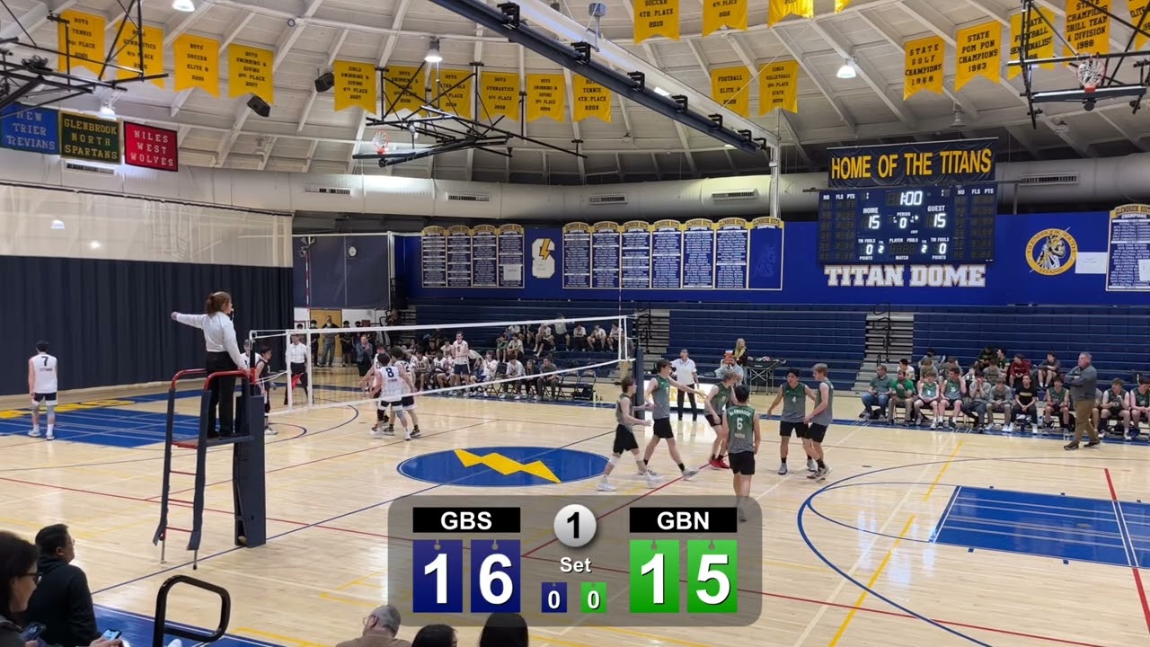2022-04-12 GBN Varsity Boys Volleyball at GBS