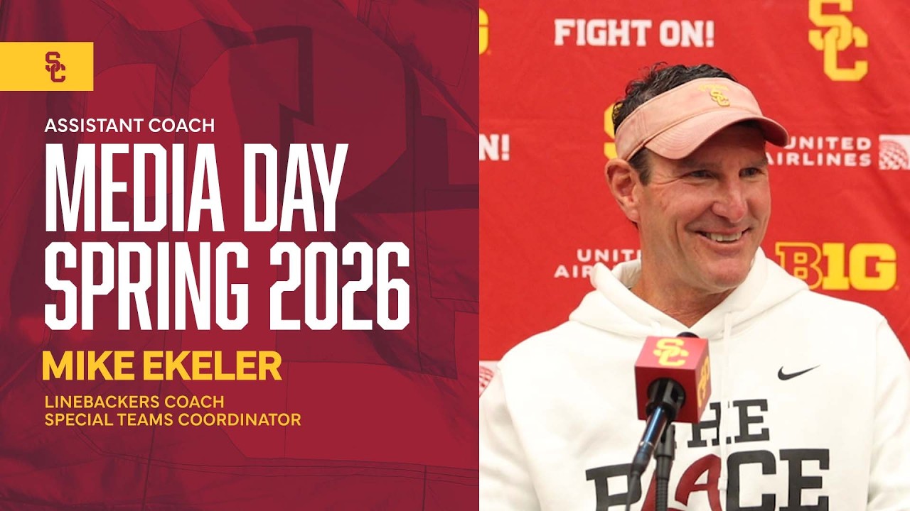 USC ST/LB Coach Mike Ekeler | Trojan Football Spring Media Availability 2026