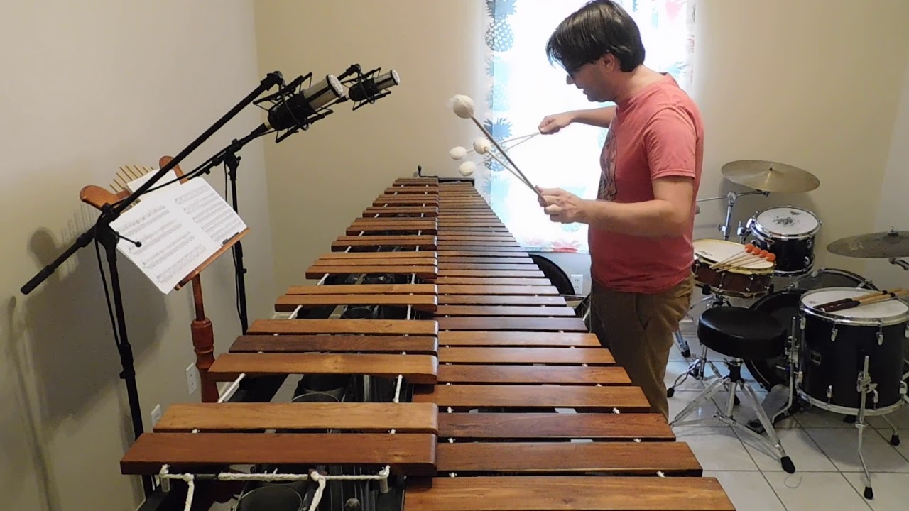 J.S. Bach:  Partita no. II in D minor.  Sarabande.  Mark Boseman, Marimba.