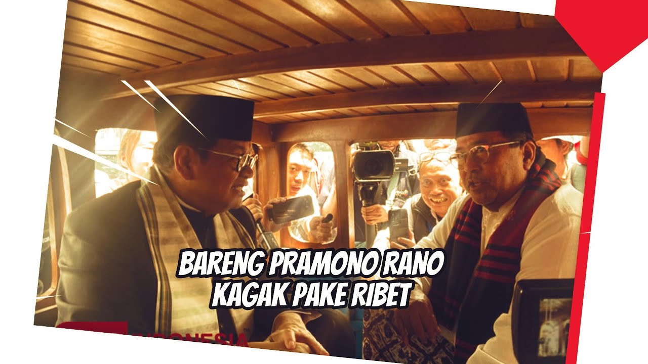 BARENG PRAMONO RANO KAGAK PAKE RIBET. JAKARTA MENYALA #pramonorano #jakartamenyala #pilkadajakarta