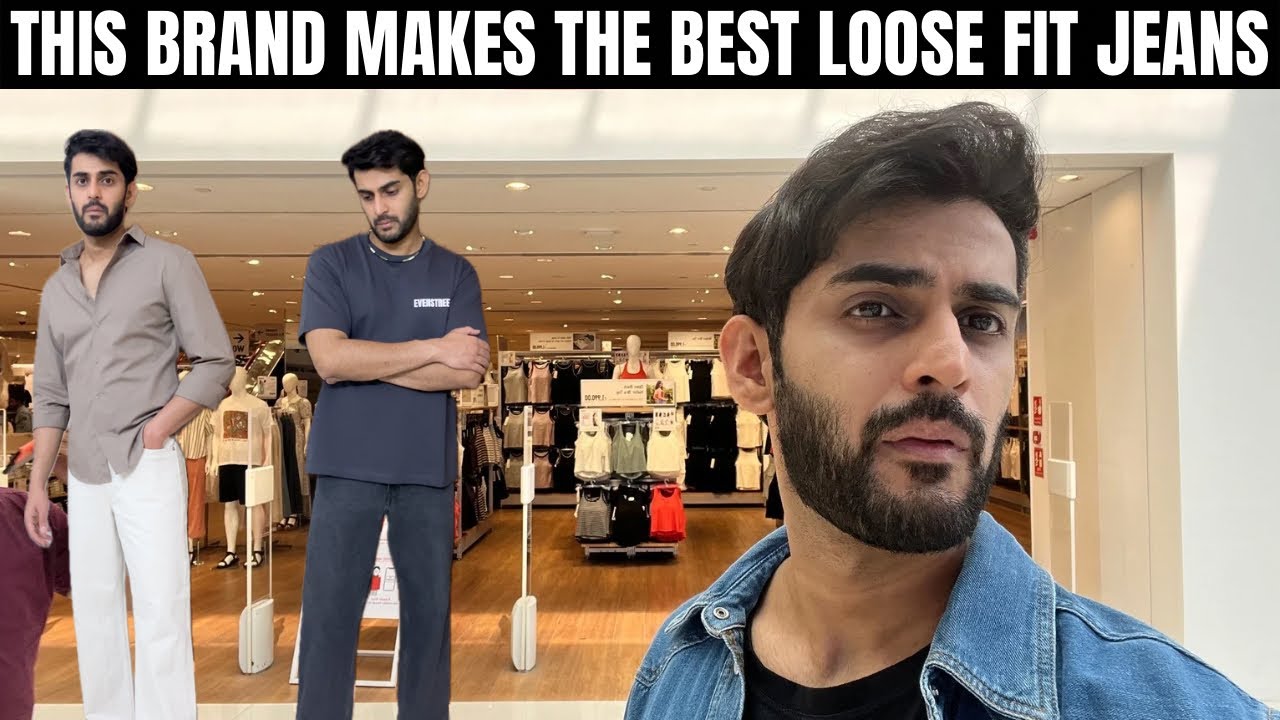 Best Loose Fit Jeans For Men | H&M Zara Jeans Shopping Haul 2025