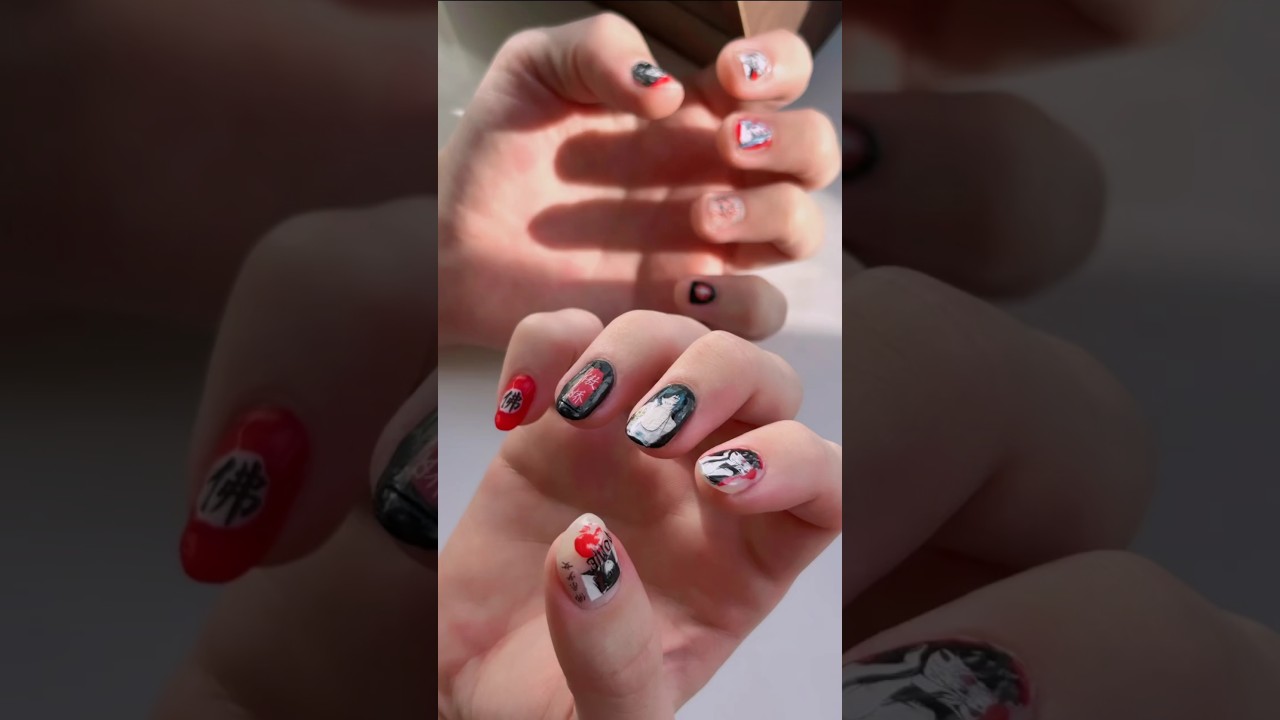 Anime Nails #anime #animenails #chainsawman #himenochainsawman