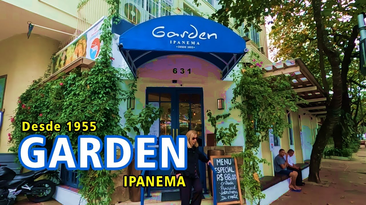 Restaurante Garden desde 1955 em Ipanema - Zona Sul do Rio de Janeiro