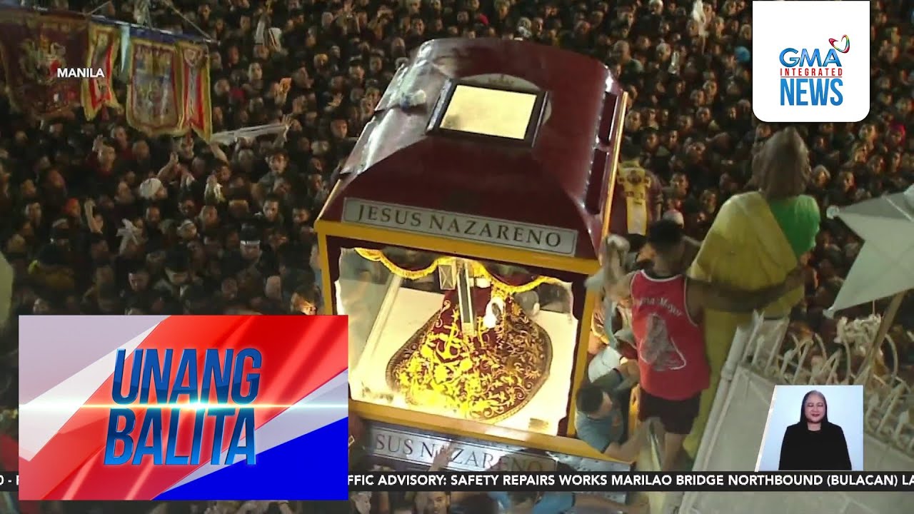 Prusisyon ng Poong Jesus Nazareno, inabot nang 20 oras at 45 minuto; imahen,... | Unang Balita