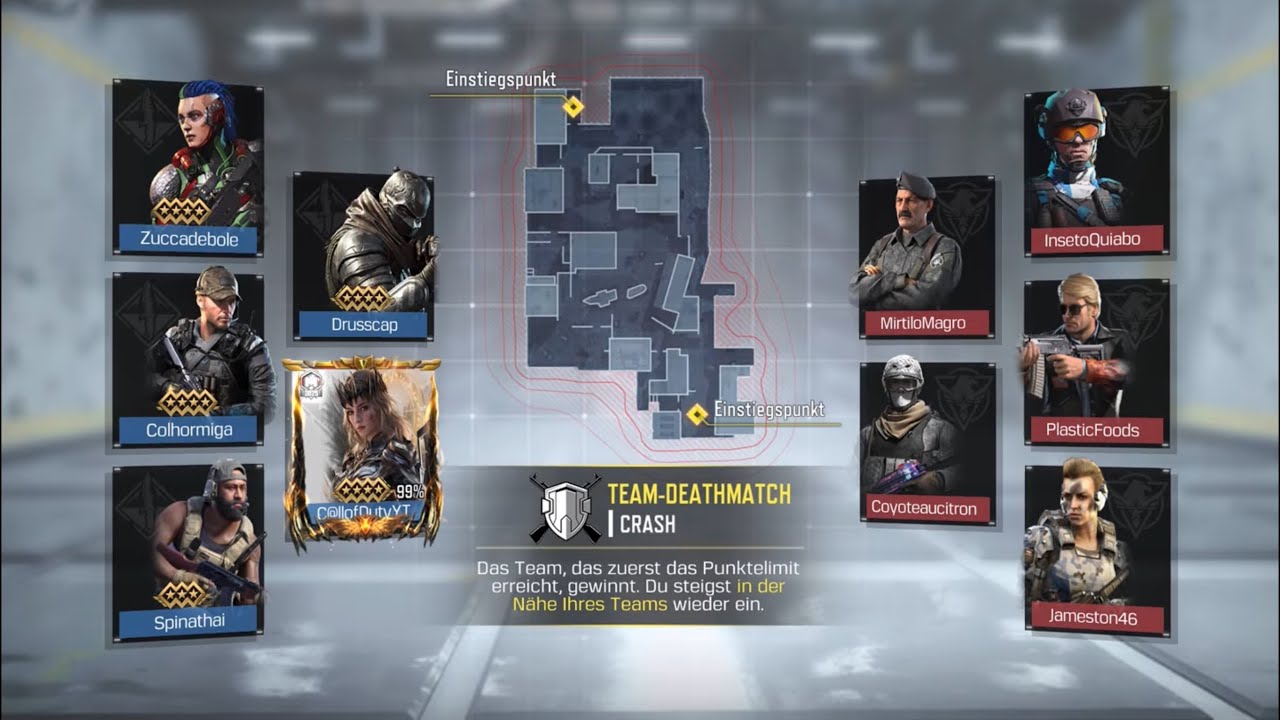 ✨💣✨Call of Duty mobile „Crash “ Team Deathmatch, ✨🥇1st.✨💥LEGENDÄRY💥🌟 Season 6/🩸KN 44Warbreaker👊