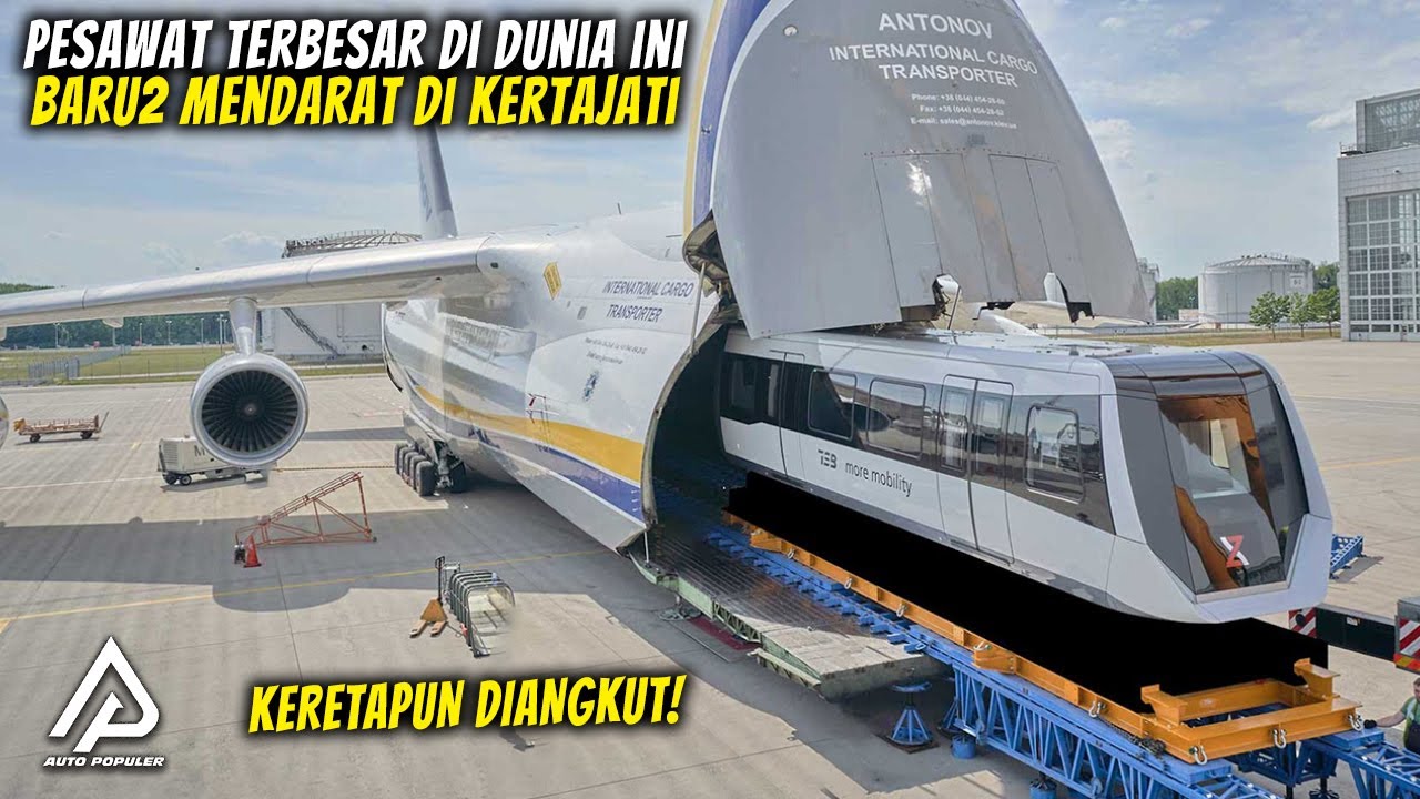 Pesawat Terbesar Antonov AN-124 Mendarat di Kertajati! Siapa yg Mendatangkan Burung Besi Raksasa ini