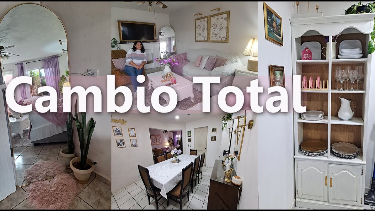 Antes y después: comedor de San Valentín + cambios en la sala 😍Perfecto día lluvioso🫰😱Más acogedor ✨