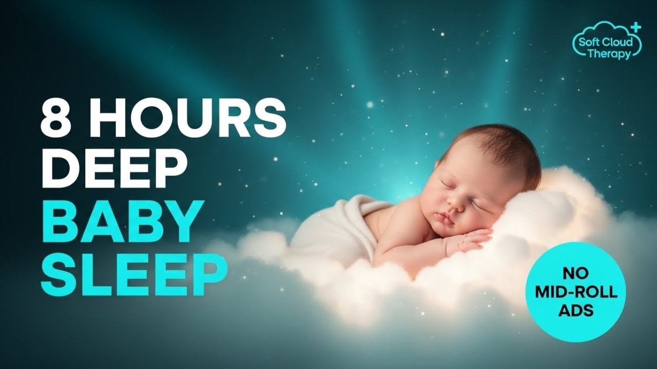 8 Hours Baby Sleep Therapy for Fussy Babies (0–6 Months) | Womb Sounds, Brown Noise & Shushing