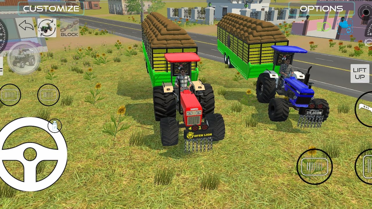 || SWARAJ AND FARAM TIRAK AND SIMULATOR FARMING GAME 