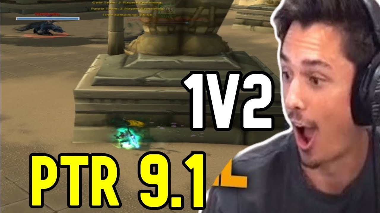 1v2 on PTR 9.1 with Xaryu - Windwalker Monk Shadowlands PvP
