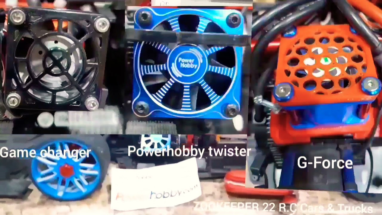 Power hobby twister fans & G force fans & Game changer fans all of them are brushless