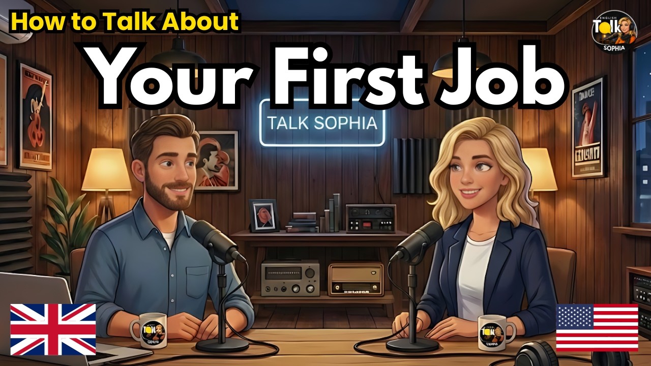 How to Talk About Your First Job in English | English Conversation Practice