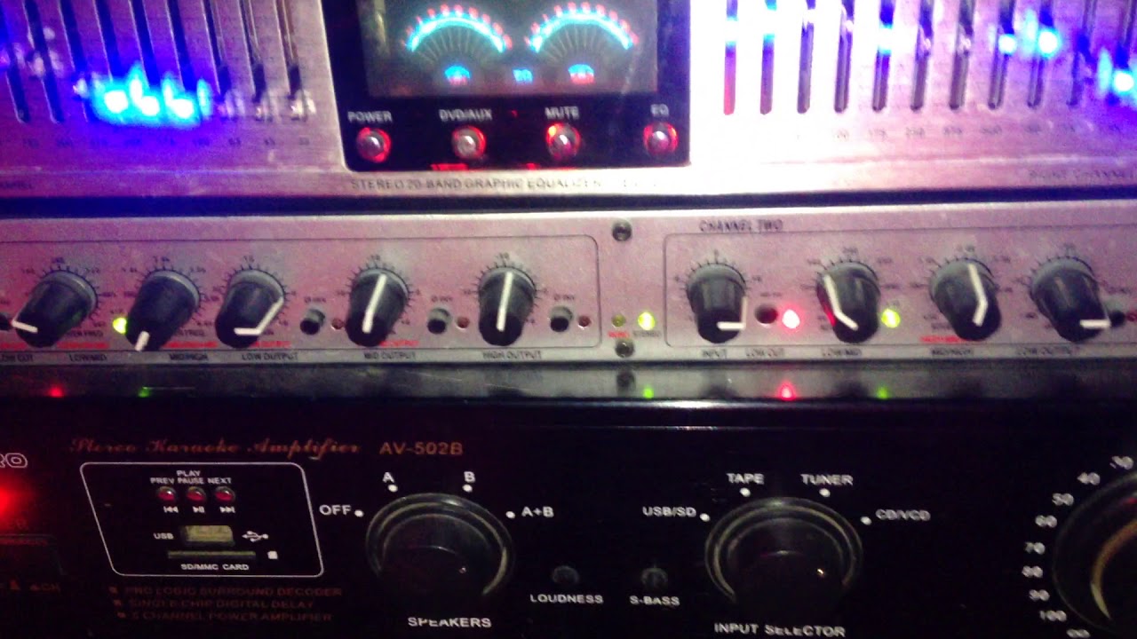 Crown pr 1000 power amplifier w/ 18inch RCF box testing