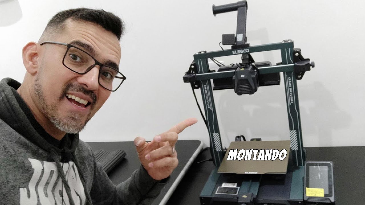 Montando impressora 3D Elegoo Neptune 4 Pro