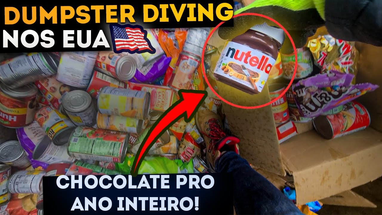 #3 BOMB&Aacute;STICO! DUMPSTER LOTADO! MAIOR ACHADO DE CHOCOLATES NO CANAL!