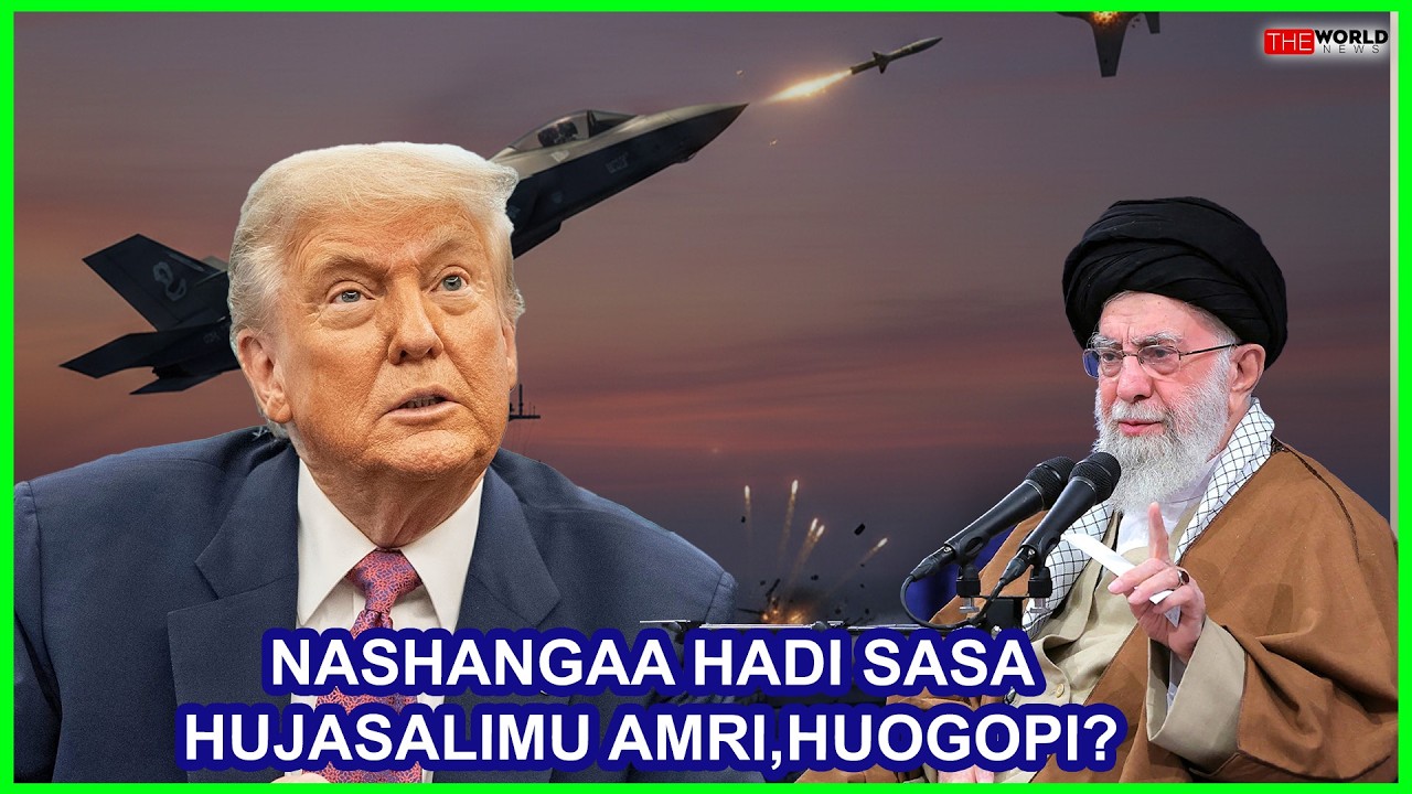 TRUMP ASHANGAA KUONA IRAN HAITAKI KUSALIMU AMRI LICHA YA VITISHO VYA SILAHA HATARI ZA PENTAGON