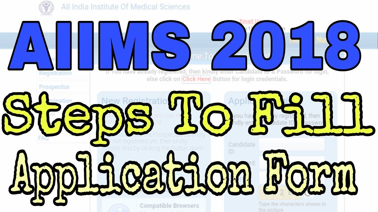 [AIIMS 2018] Steps To Fill AIIMS Form. How to Fill AIIMS 2018 Form? All Information [Ash Tutorials]
