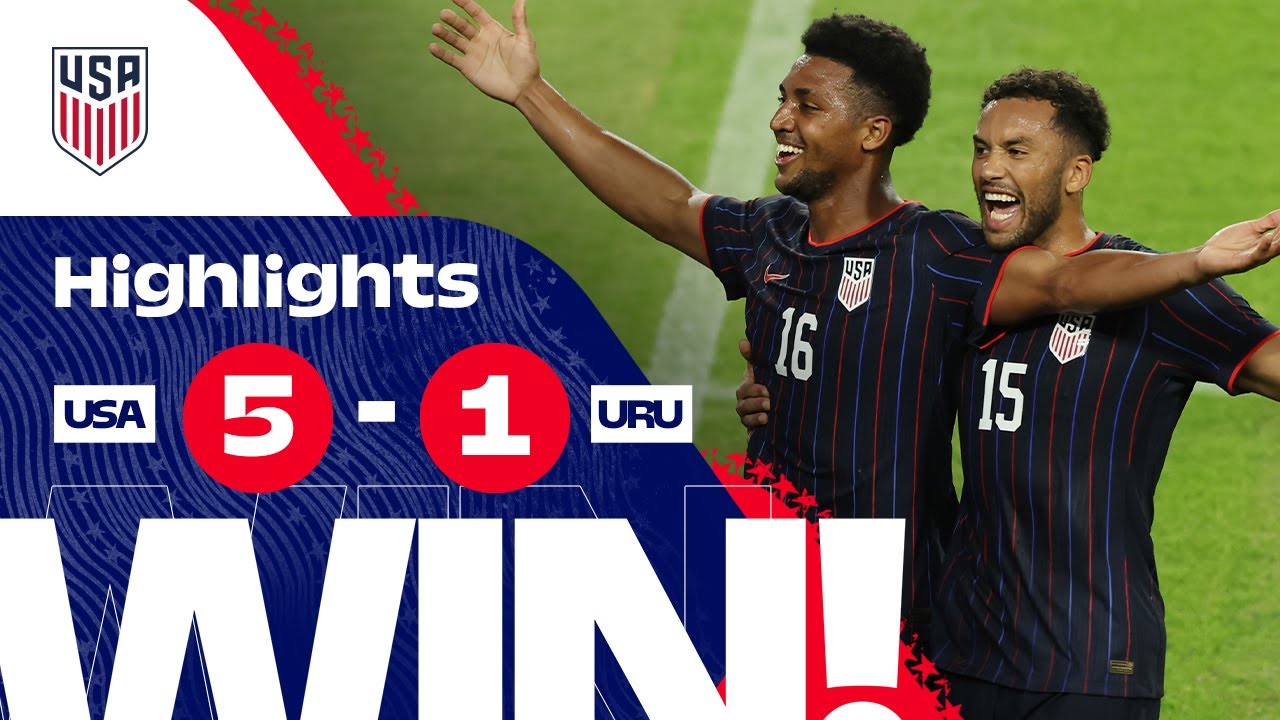 U.S. Closes 2025 With A BANG! | USMNT 5-1 Uruguay | International Friendly Highlights