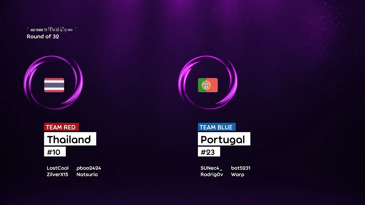 osu!mania 7K World Cup 2026 | Round of 32 | Таиланд против Португалии