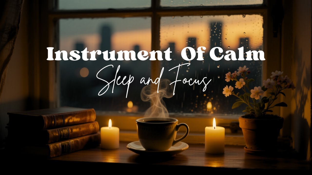 Cozy Jazz & Rain Ambience — Calm Jazz Music with Rain Sounds for Relax, Study & Sleep