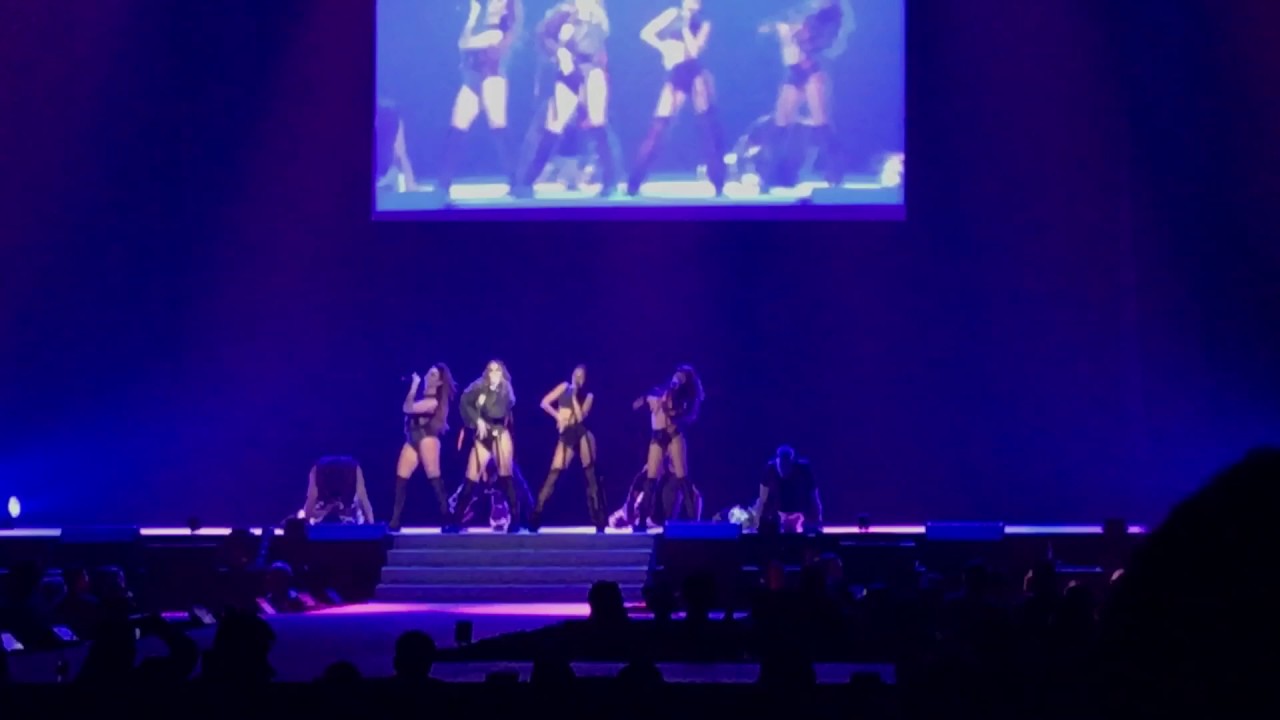 Little Mix performing "Touch" at Ariana Grande's Dangerous Woman Tour in Mohegan Sun, CT 2/17/17
