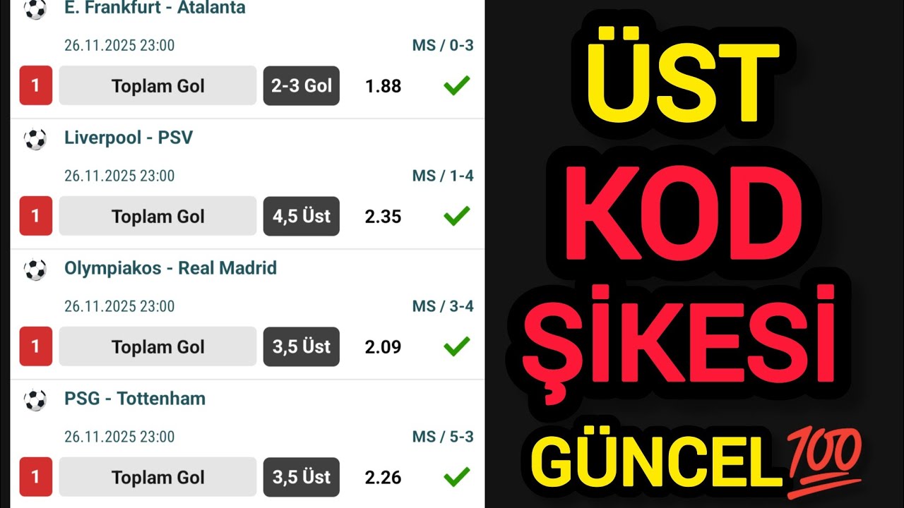 1.5 | 2.5 | 3.5 &Uuml;ST KOD ŞİKESİ ✅ G&Uuml;NCEL EN SAĞLAM &Uuml;ST KOD ŞİKESİ 💯💯@BahisKul&uuml;b&uuml; 